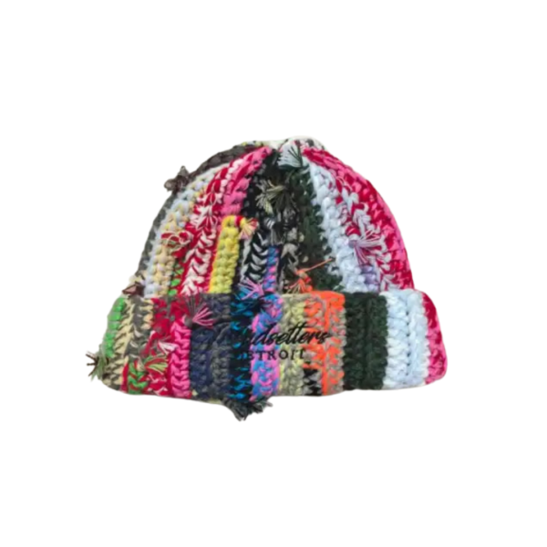 Handmade Knit Beanie - Living Color